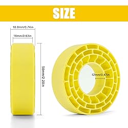 INJORA Silicone Rubber Inserts for 62-64mm*24mm