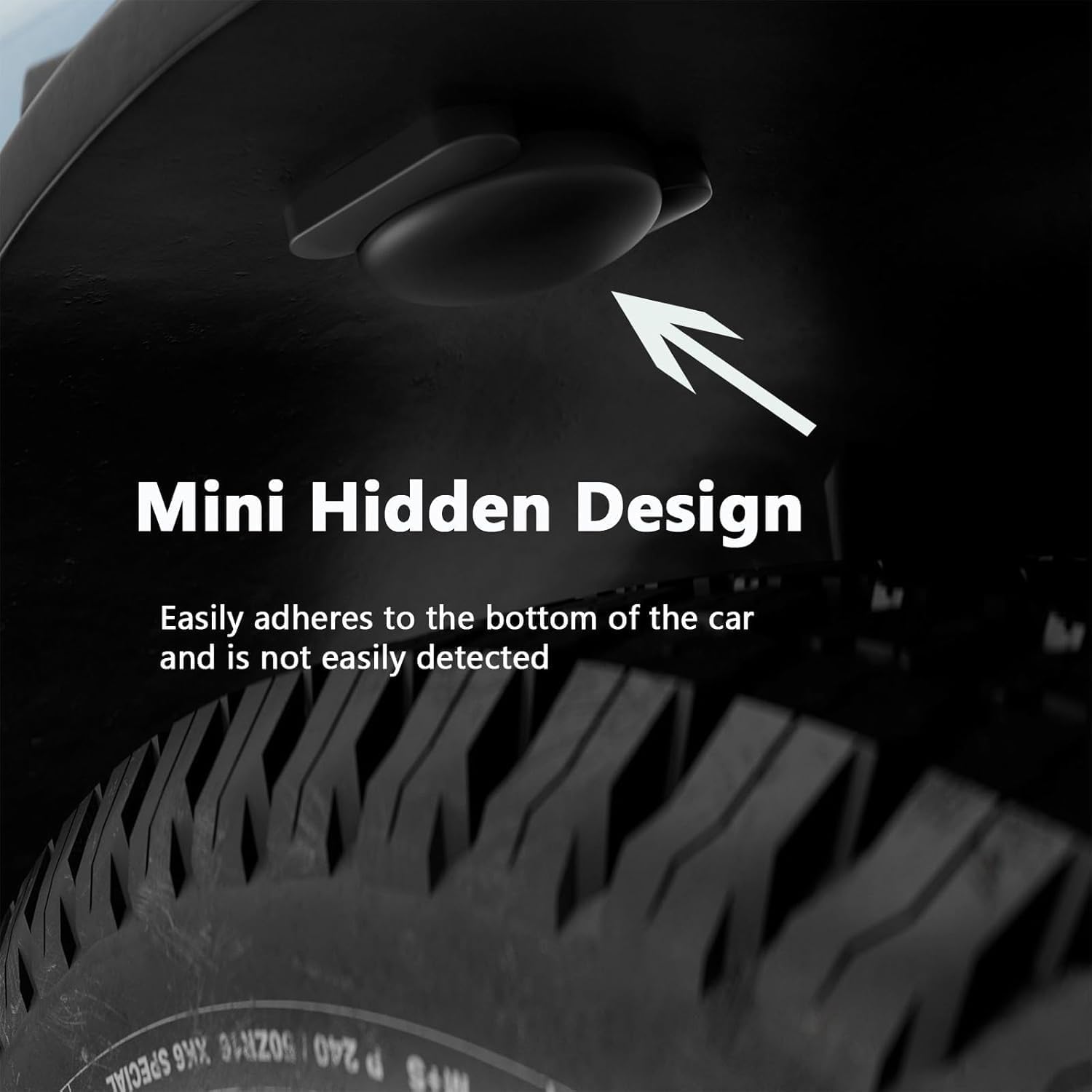 Mini GPS Tracker for Vehicles,Car GPS Tracker Work with Apple Find My(iOS Only),Full Global Coverage Location Tracker for Finding Vehicles/Person/Pets/Items,No Subscription Required (Black,2PCS)