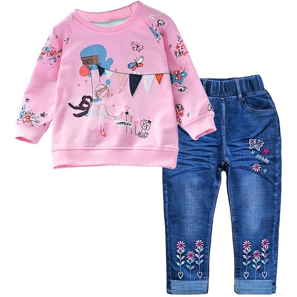 Year Baby Jeans Top Newborn Essentials Baby Girls Ecru Floral