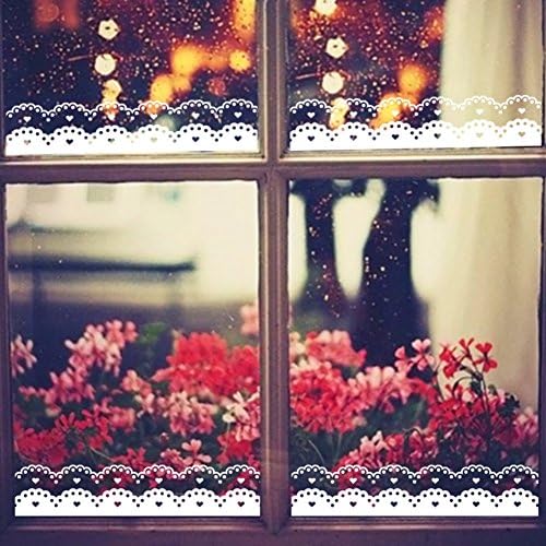 FHDGDVCGDGC Waist Line Window Stickers,Window Decals Removable Wall Sticker Window Baseboard Sticker Lace Trim