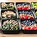 Snap Pak 12010 Storage Containers 28 oz. Clear Lid/Black Base BPA Free, Microwave, Freezer & Dishwasher Safe Air Tight Seal, Very Durable Keeps Food F