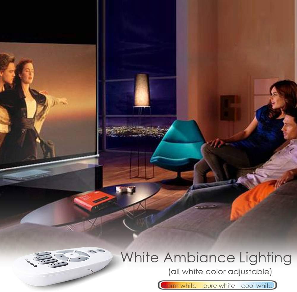 LAMPAOUS Smart Bayonet Light Bulb, A60 B22 Dimmable LED Bulb, 9W White Ambiance Lighting Bulb with Warm White - Image 3