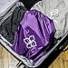 Alku Travel Nylon Shoe and Laundry Bags 3-pack Set Water-resistant Large Purple