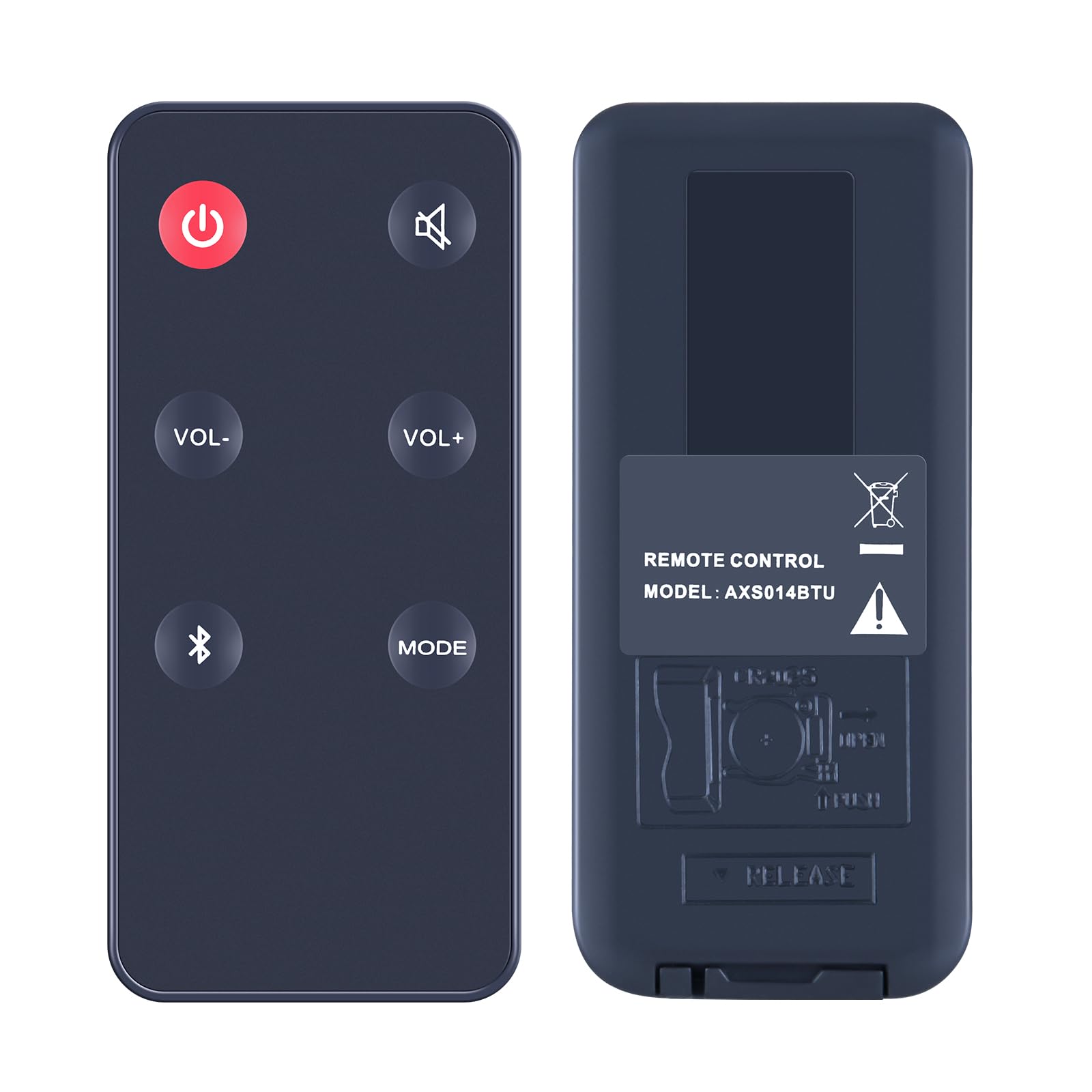 TCNOUMT AXS014U Remote Control Replacement fit for Hitachi Audio AXS014U AXS014BTU AXS020WE Sound Bar System