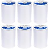 Coats &amp; Clark All Purpose Sewing Thread for Sewing Machines, 100% Polyester High Quality Thread Spools for Hand Stitching, Medium Weight 35wt, 400 Yards, 6-Pack, White