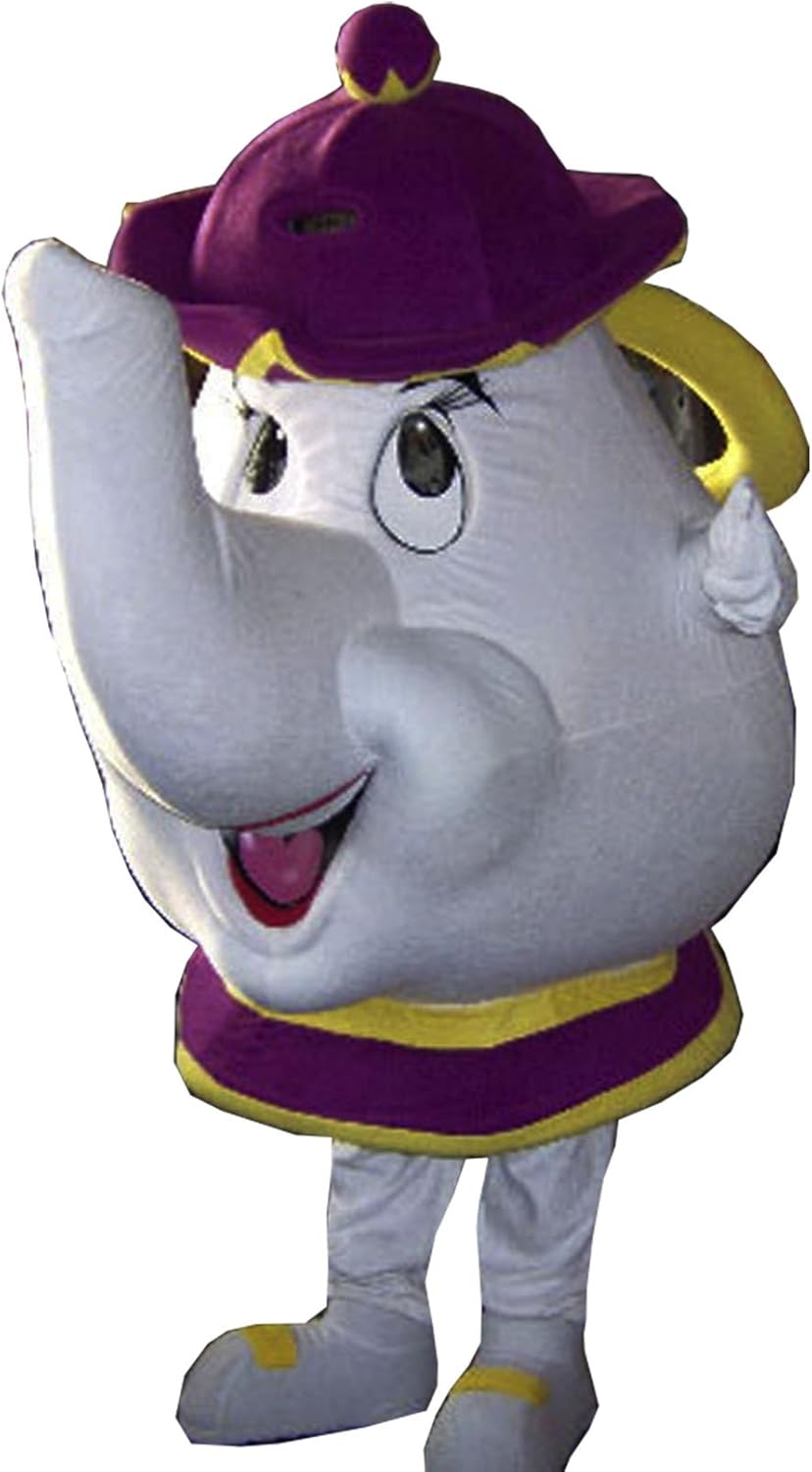 Mrs. Potts Mascot Costume Adult Cartoon Character Costume Amazon.co.uk Sports & Outdoors