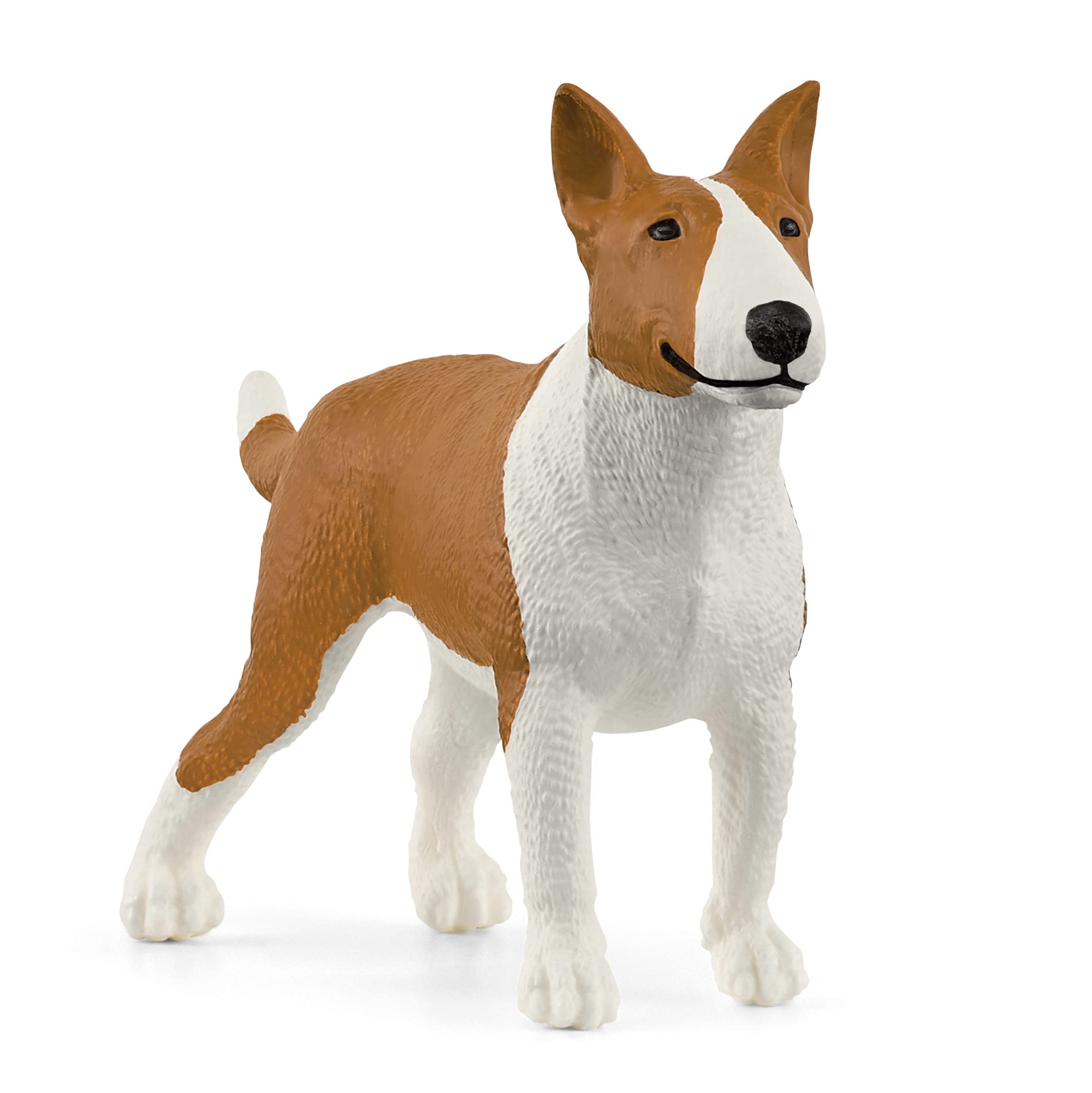 SCHLEICH 13966 Bull Terrier Farm World Toy Figurine for children aged 3-8 Years