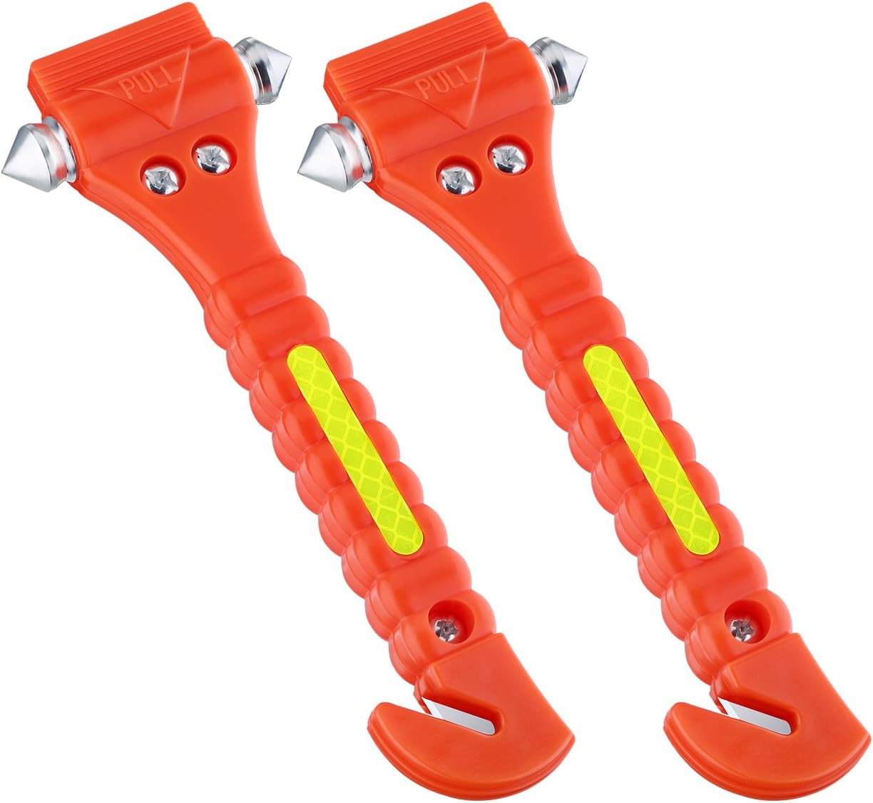 VicTsing 2 Pack Car Safety Hammer, Emergency Escape Tool with Car Window Breaker and Seat Belt Cutter, Life Saving Survival Kit: Automotive