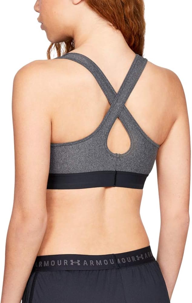 Under Armour Women's Threadborne Heathered Sports Bra: Clothing