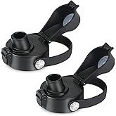 EIPOSAU Auto Flip Lid for Hydro Flask Wide Mouth, Great Spout Lid for Simple Modern, Fits for Iron Flask and Other Brands, Replacement Lid with Button Lock