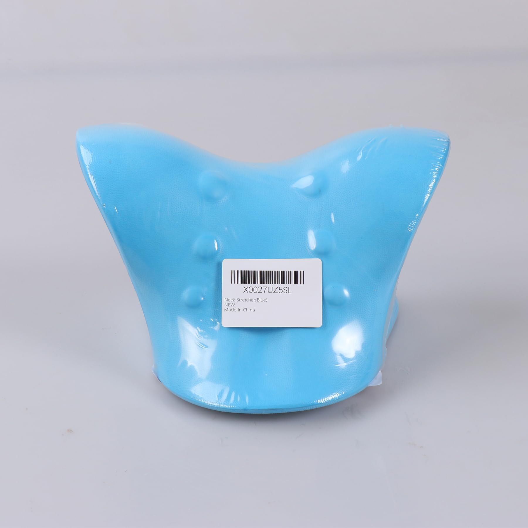 Neck Stretcher for Pain Relief, Neck and Shoulder Relaxer Cervical Traction Device Pillow for Muscle Relax and TMJ Pain Relief (Blue)