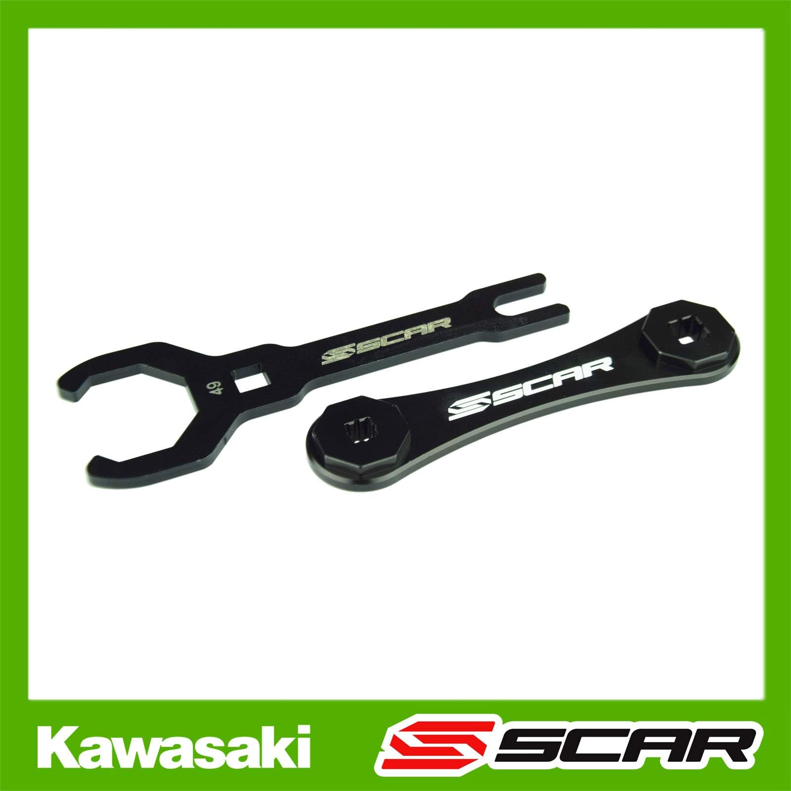 SCAR KAYABA KYB Fork Top Cap Wrench Tool Compatible with KAWASAKI KXF450F KXF 450 06-14