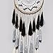 Artilady Macrame Dream Catchers for Bedroom - Tassel Wall Hanging Handmade Dreamcatchers Home Decor with Tassel Feather Ornament Craft Blessing Gift (Grey Mix)
