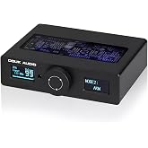 Douk Audio Q11 Digital to Analog Audio Converter, HiFi USB DAC Adapter ESS9038 + AK4493 with Coacial/Optical/PC-USB Inputs &amp; RCA/AUX Outputs DSD256