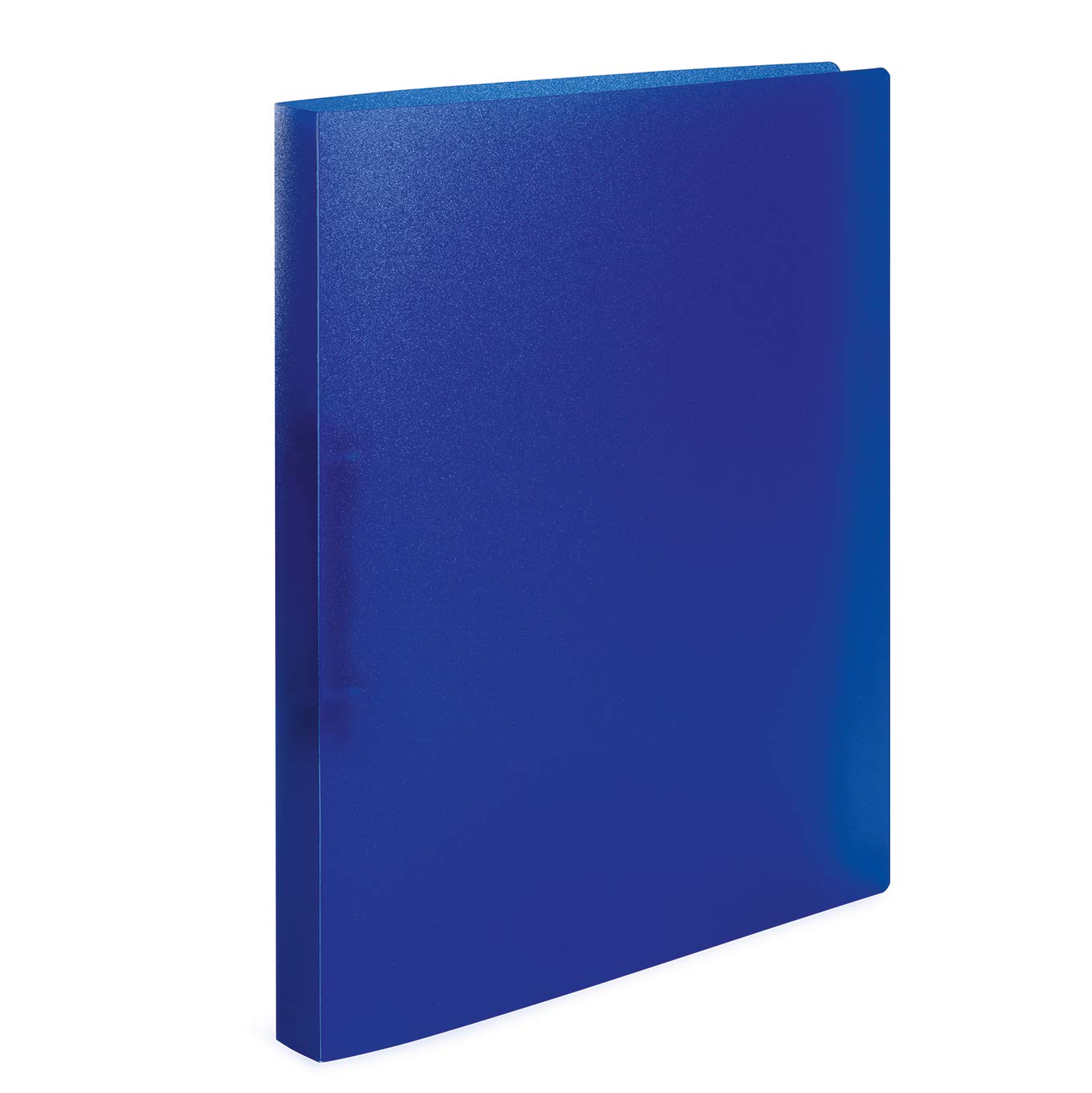 HERMA Ring Binder Translucent in Dark Blue, A4, 25 mm Spine, Slim 2-Ring Binder Made of Plastic