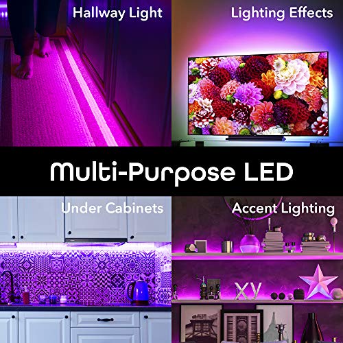 Geeni Prisma Strip USB Smart LED Strip Lights, Indoor/Outdoor Adhesive