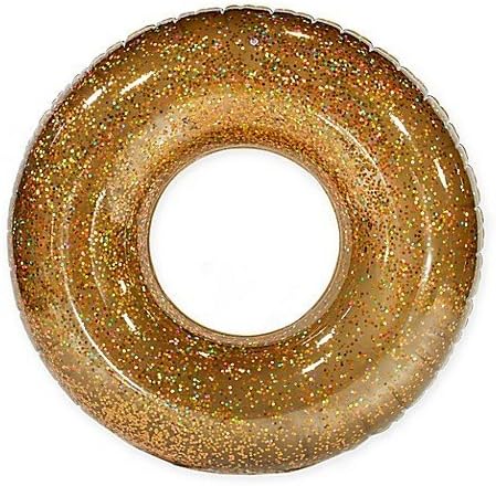 Pool Candy Holographic Glitter Beach and Pool Tube in Gold