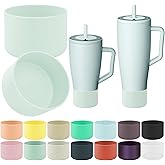 ZXFYE 2Pcs Protective Boot Compatible with Brumate Era 40 oz 30 oz Tumbler, Anti-Dent & Anti-Slip Silicone Bottom Cover Protector Sleeve Bumper Compatible with Brumate Era Tumbler with Handle