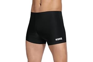 KGKE Men's Swim Jammers UPF50+, Swim Training Printed Jammer Swimsuit Endurance for Men