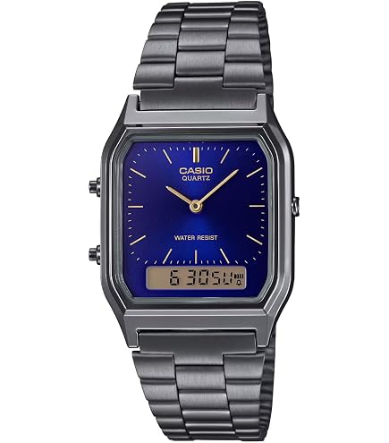 Amazon.com: Casio Men's Watch - AQ-800EC-2ADF Blue Dial, Silver