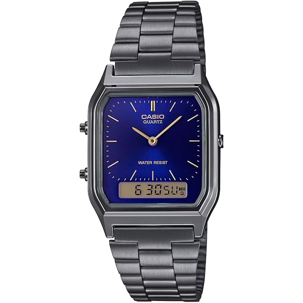 Amazon.com: Casio Men's Watch - AQ-800EC-2ADF Blue Dial, Silver
