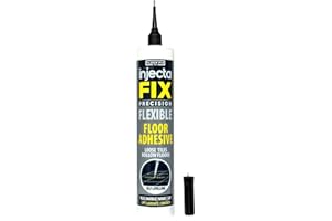 Injectafix Precision 300ml from Floor-Fix Pro - Fix Loose Tiles - for Loose & Hollow Tiles, Wood, LVT & Laminate - Includes 1.9mm Syringe Tip - Adjustable to 6mm + Anti-Clog Performance (1)