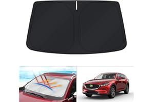 KUST Windshield Sun Shade for Mazda CX-5 2017-2024 2025 2026 CX5 Accessories Window Shade Sun Visor Protector Blocks UV Rays Keep Car Cooler