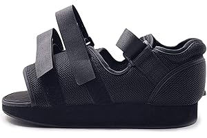 GHORTHOUD Post op Shoes for Broken Toe Medical Walking shoes Cast Foot Brace for Foot Surgery Operation,Fracture or Ulcer（Medium）
