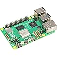 Raspberry Pi 5 4GB Single Board Computer with Power Supply, M.2 SSD Connector, Dual-Band Wi-Fi, USB 3.0 Ports, 2.4GHz Quad-Core Processor – Ideal for DIY Projects, Open-Source Development (Board Only)