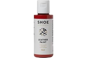 SHOE CLINIC Leather Paint | 50ml / 1.7oz | Customize Shoes, Sneakers, Boots & More | Scratch & Peel Resistant | Quick Drying & Flexible | Available in 12 Colors