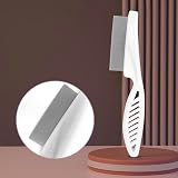 ANMOYIXIA Flea Comb for Cats Dogs Long Hair Pet Grooming White Red view 4