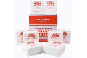 Grip Chalk Weightlifting and Gymnastics Chalk 1 lb. Box (8 x 2oz Bars)