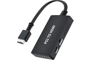 Sheiaier PS2 to HDMI Converter Adapter, Supports All PS2 Display Modes, HDMI Video Output
