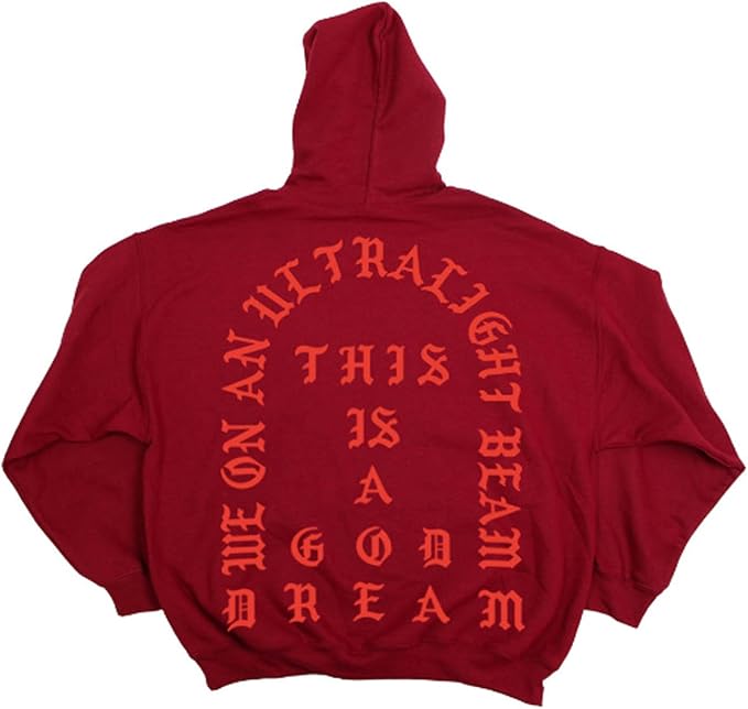 light red hoodie