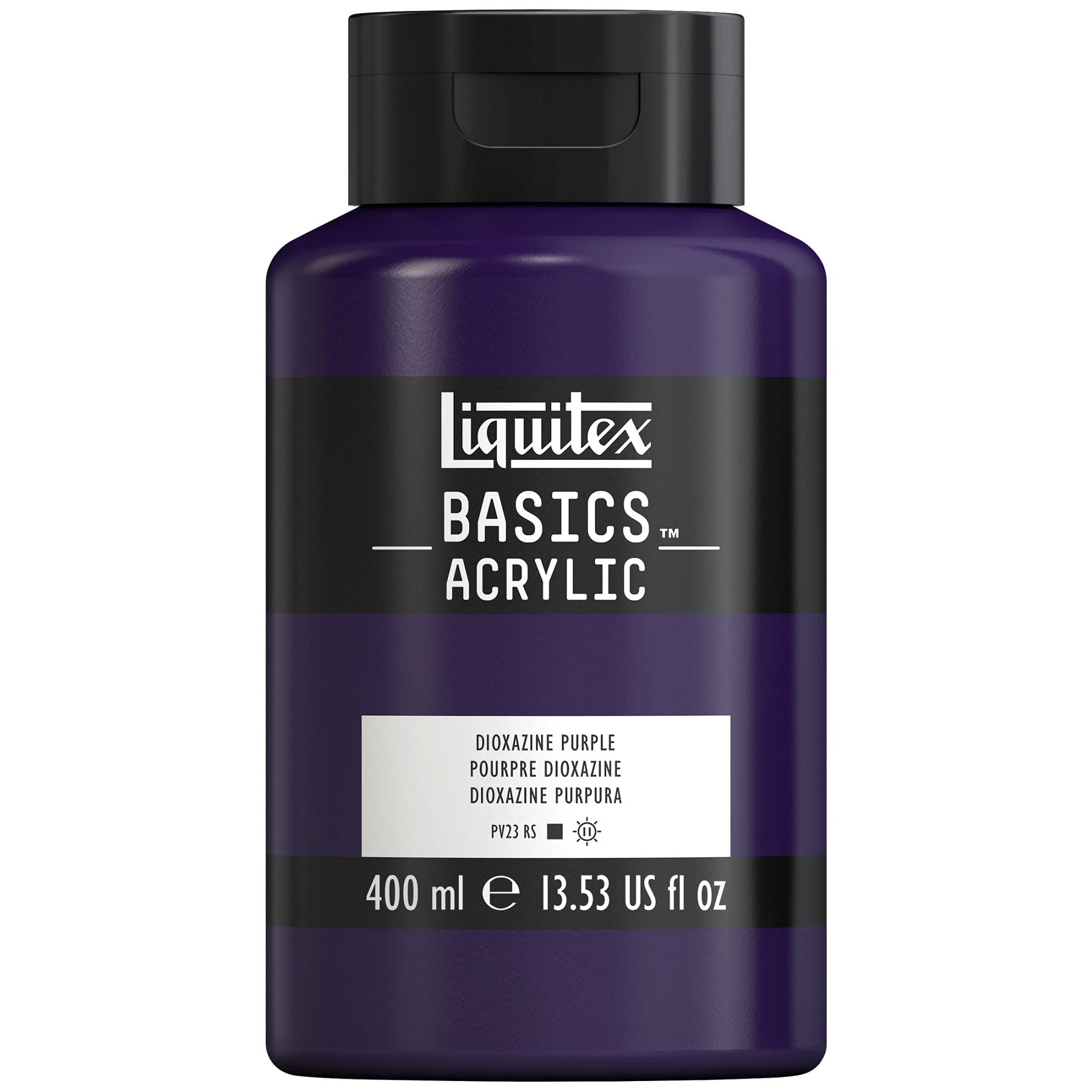 Liquitex Basic Acrylic Paint, Dioxazine Purple, 400 ml (Pack of 1)