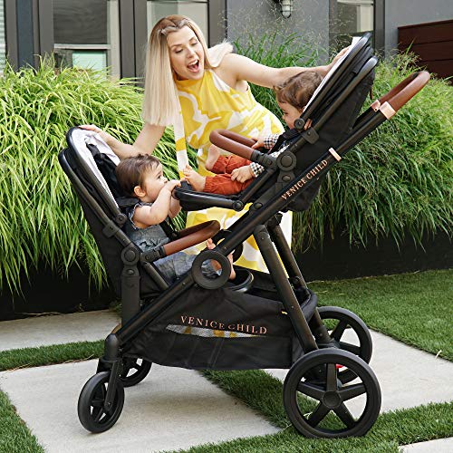 Venice Child Maverick Tandem Travel System Single to Double Stroller