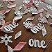 Winter Onederland Party Decorations. 2 Packs. Baby Pink, White and Silver Party Decorations.