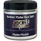 KOSHER CERTIFIED Flake Sea Salt - Flake Finish, Finishing Salt - 4oz