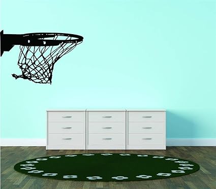 Amazon.com: Canasta de baloncesto Net Anillo vinilo mural ...