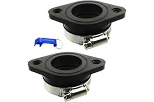 TC-Motor Carburetor Rubber Flange Adapter Manifold 60mm 40mm Replace M-VM34-200K For VM30 VM32 VM34 Spigot Mounted Carb (2)