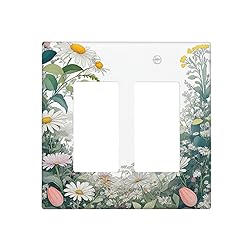 Decorative Outlet Covers Brightly Coloured Bushes