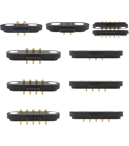 5pin Spring Loaded Debug Connector Spring Loaded Magnetic Connectors 5pin 2.54mm Magnetic Pogo Pin ...