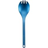 Snow Peak Titanium Spork for Outdoor Use, Portable and Durable, Blue | Lightweight, Perfect for Camping, Backpacking, Hiking &amp; Everyday Use, Premium Anodized Titanium