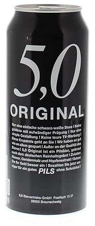 Oettinger - 5.0 Original Pils 5% - 0,5 inkl. Pfand