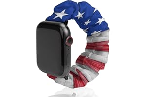 WOEZKEX Compatible with Elastic Apple Watch Band Women Men Sport Replacement Strap Compatible for Apple Watch Series 6 5 4 3 2 1
