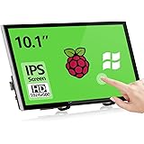 HAMTYSAN Upgraded Raspberry Pi Touch Screen, 10.1 Inch Screen Monitor 1024x600 Small Portable HDMI Monitor w/Stand, IPS Scree