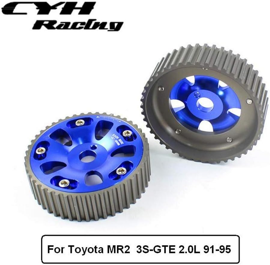 2PCS Adjustable Cam Gear Pulley For Toyota MR2 3S-GTE 2.0L 91-95