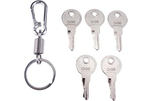 ZTUOAUMA 5X Keys CH545 Stamped Precut Compatible with UWS Buyers Products Dee Zee Delta Husky Craftsman Atwood Sure-Grip Tractor Truck Trailer RV Camper Car Hauler Safety Cabinet Toolbox Handle