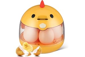 CALLARON Egg Incubators for Hatching Eggs, Small Chicken Incubator, Intelligent Automatic with Humidity Control, Clear View, 