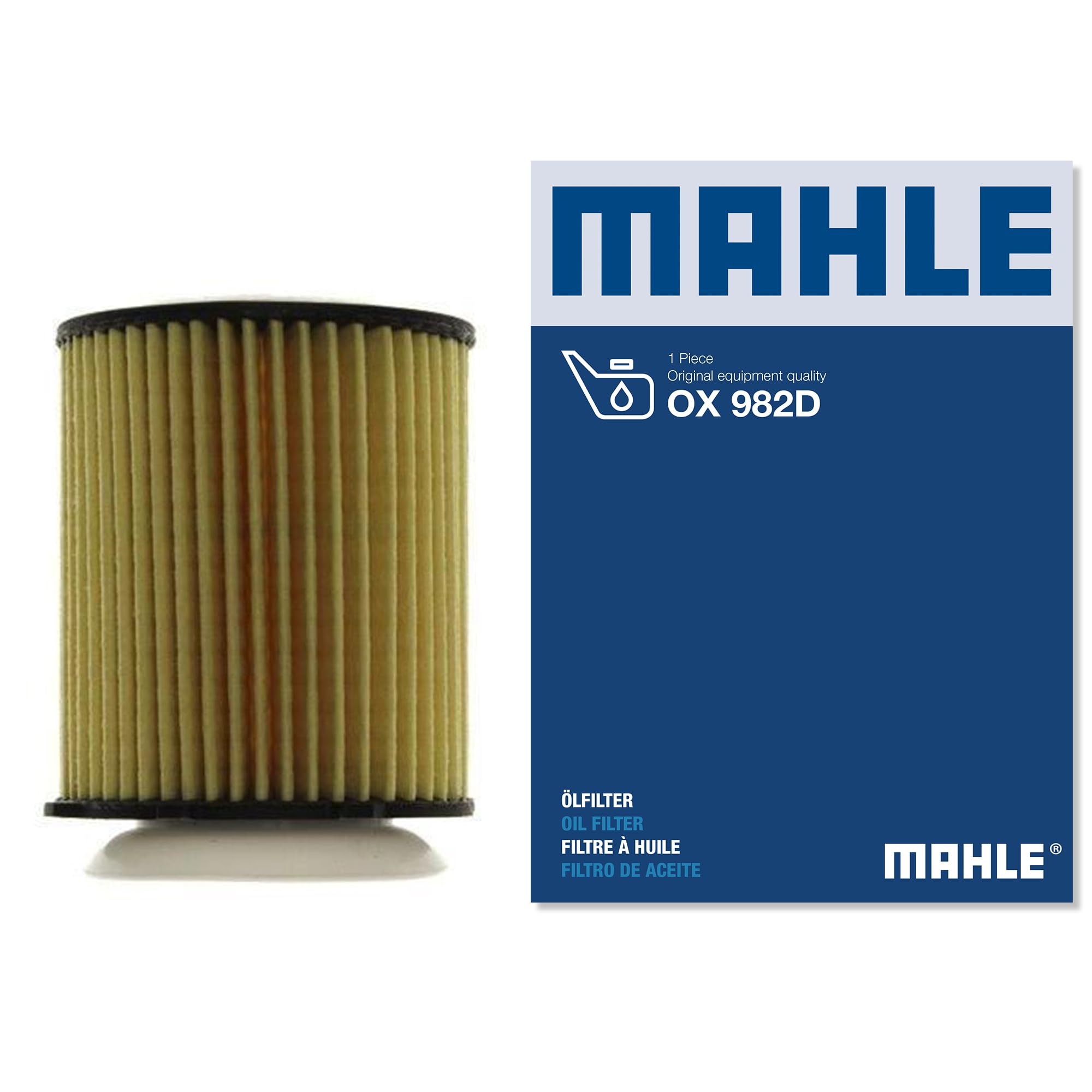 MAHLE OX 982D Oil Filter - Oil Filter with Gasket / Gasket Set